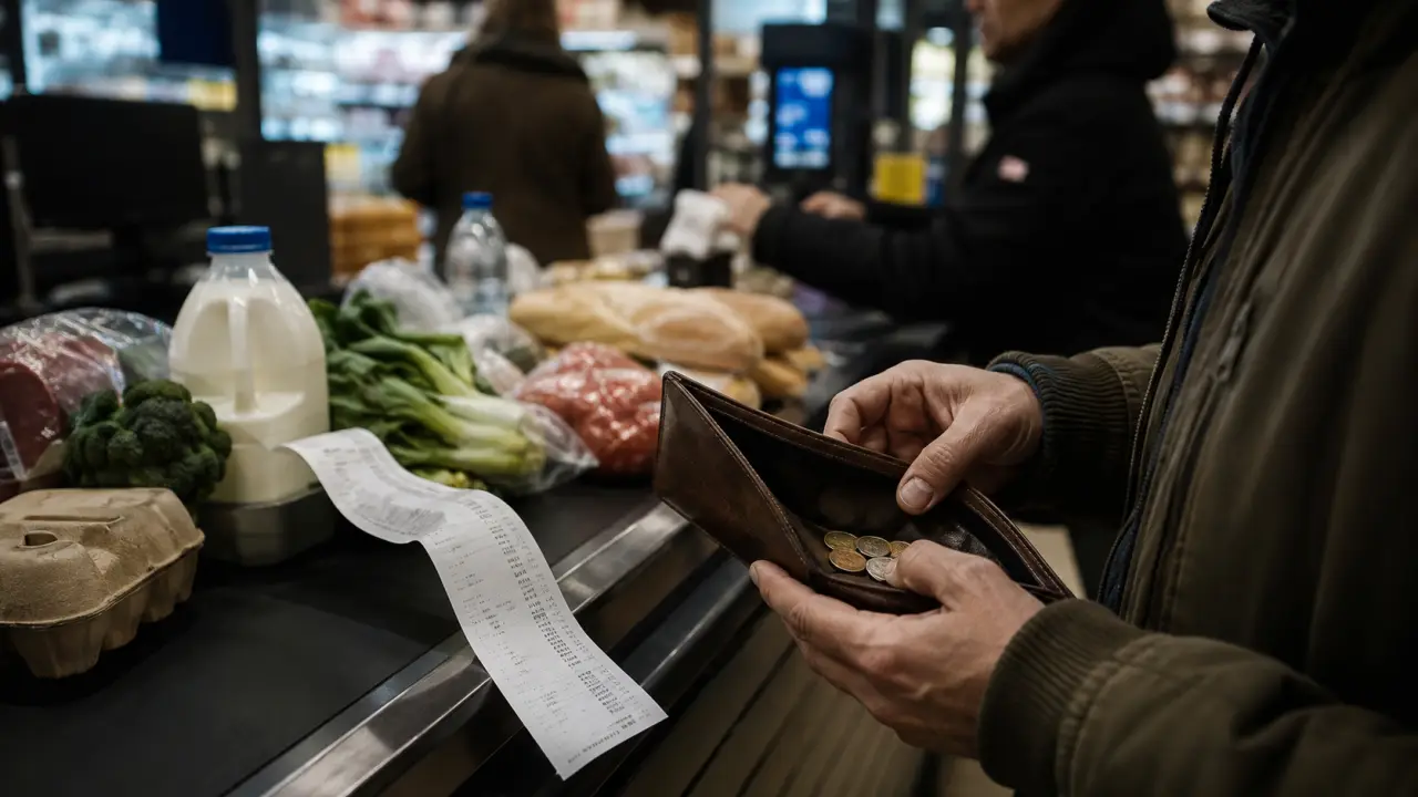 Photographie de presse illustrant la tension sur les prix et le pouvoir d’achat