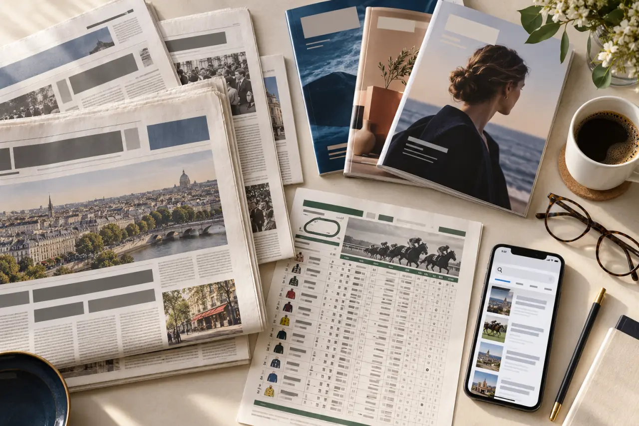 Journal week-end en ligne : distinguez presse, magazines et turf avant de chercher