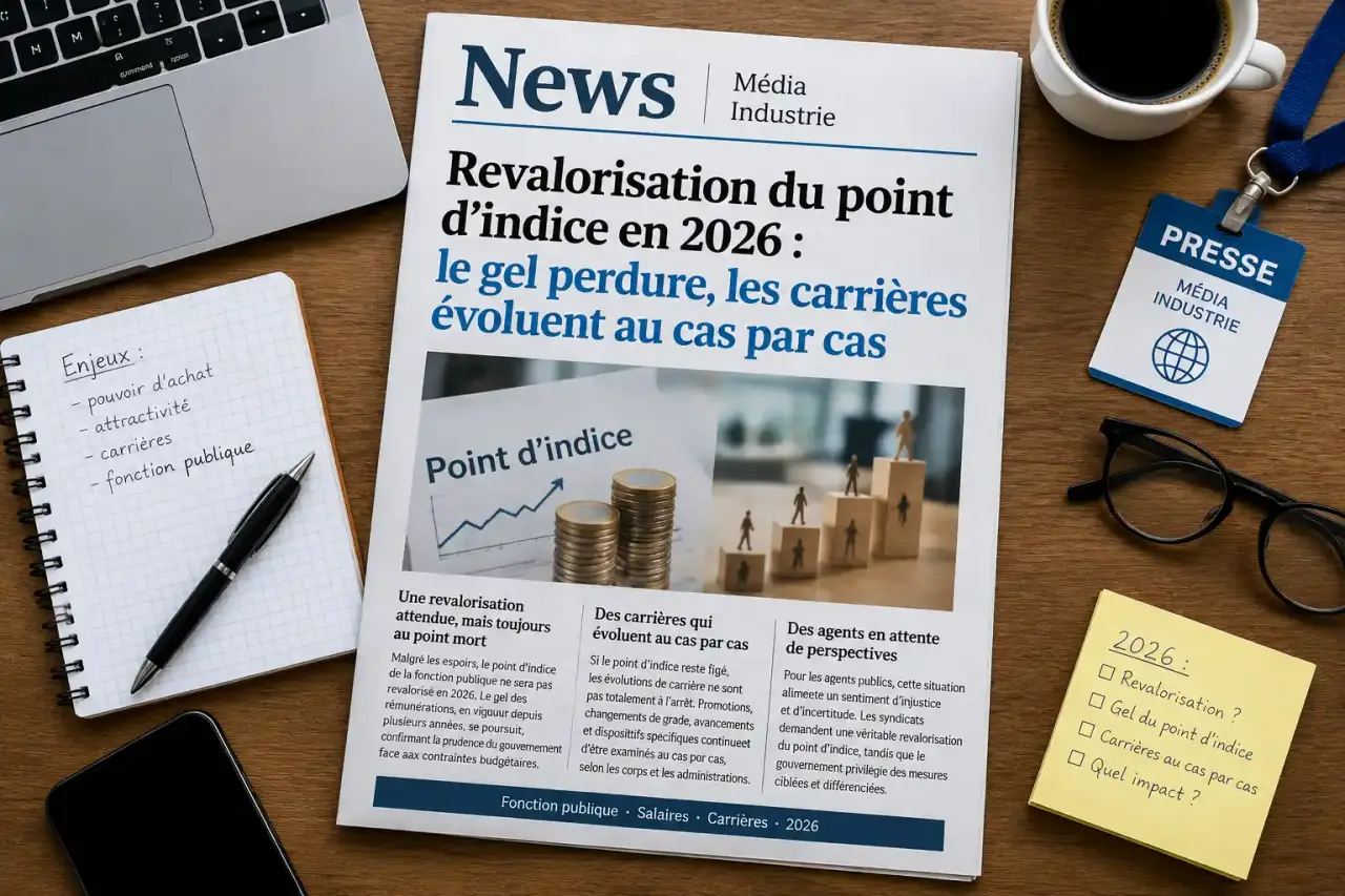 Revalorisation du point d’indice en 2026 : le gel perdure, les carrières évoluent au cas par cas