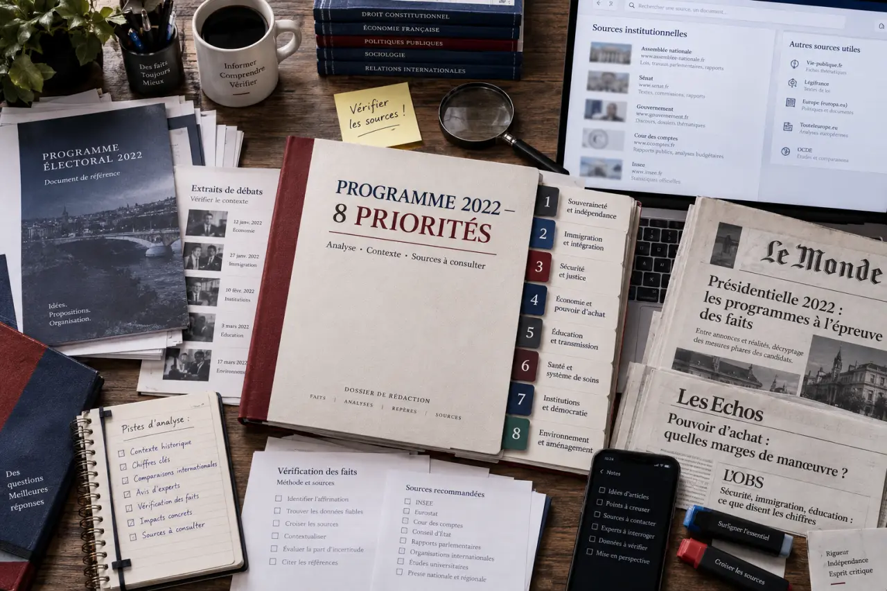 Programme Zemmour : 8 priorités de 2022 et les sources à consulter