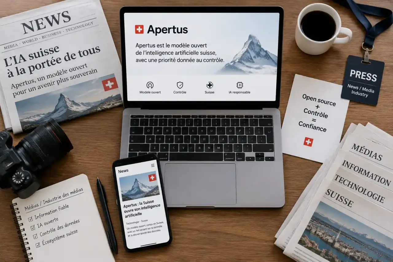 Apertus est le modèle ouvert de l’intelligence artificielle suisse, avec une priorité donnée au contrôle