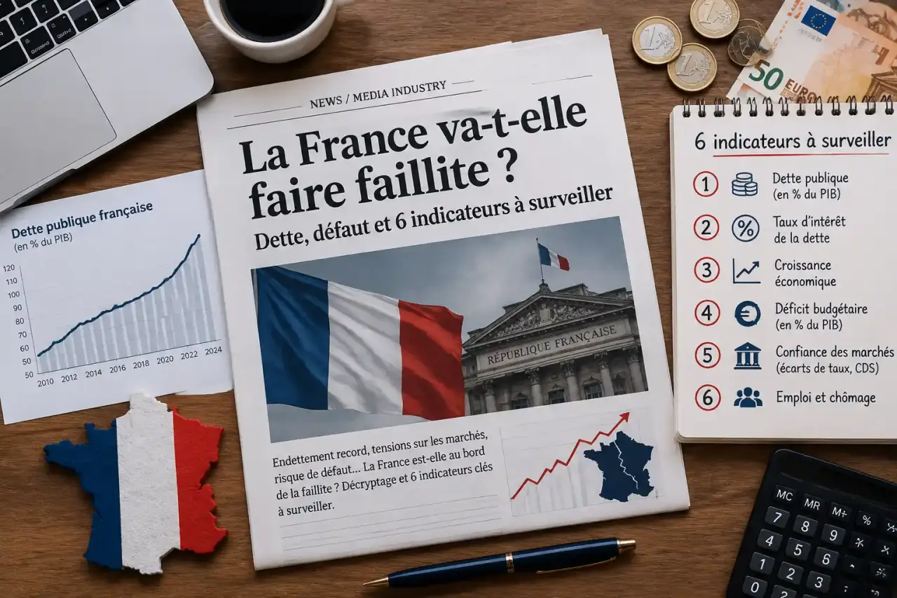 La France va-t-elle faire faillite ? Dette, défaut et 6 indicateurs à surveiller
