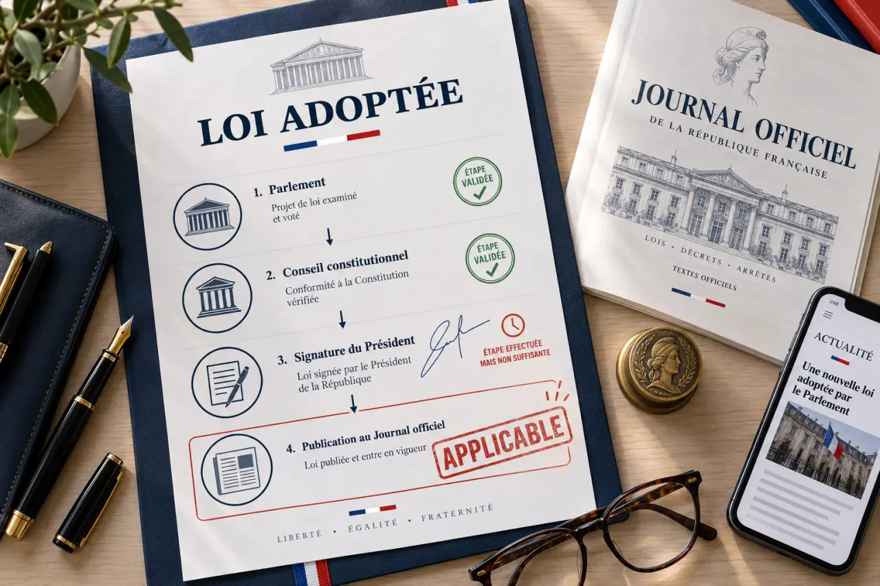 Promulgation d’une loi : pourquoi la signature du Président ne suffit pas à la rendre applicable